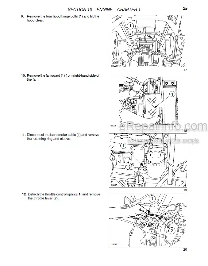 Photo 1 - Case JX60 JX70 JX80 JX90 JX95 Repair Manual Tractor 87649366