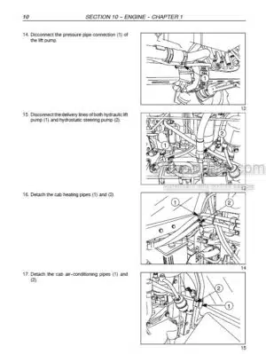 Photo 9 - Case JX60 JX70 JX80 JX90 JX95 Service Manual Tractor 84176554B