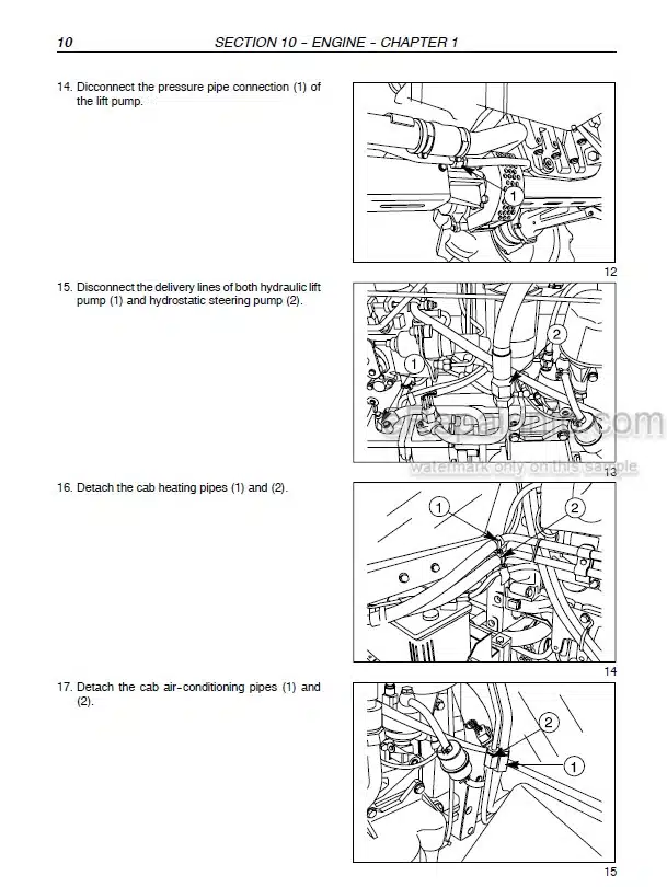 Photo 1 - Case JX60 JX70 JX80 JX90 JX95 Service Manual Tractor 84176554B