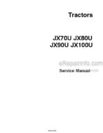 Photo 4 - Case JX70U JX80U JX90U JX100U Service Manual Tractor 6-61030
