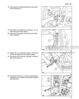 Photo 3 - Case JX70U JX80U JX90U JX100U Service Manual Tractor 6-61030