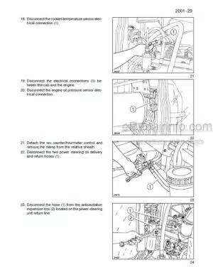 Photo 3 - Case JX70U JX80U JX90U JX100U Service Manual Tractor 6-61030