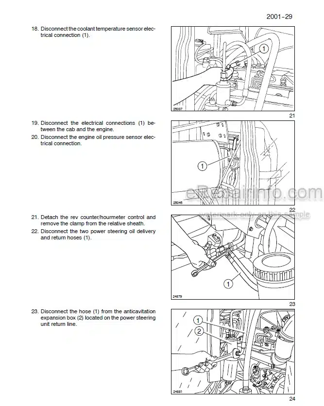 Photo 1 - Case JX70U JX80U JX90U JX100U Service Manual Tractor 6-61030