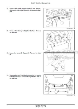 Photo 9 - Case JX95HC Service Manual Tractor 48013265