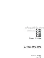 Photo 5 - Case L530 L540 L550 L560 Service Manual Front Loader 47743054