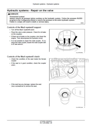 Photo 12 - Case L530 L540 L550 L560 Service Manual Front Loader 47743054