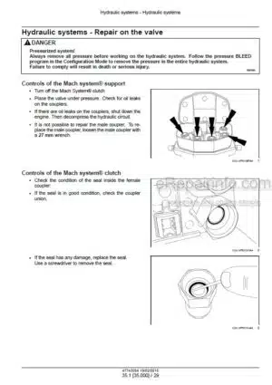 Photo 11 - Case L530 L540 L550 L560 Service Manual Front Loader 47743054