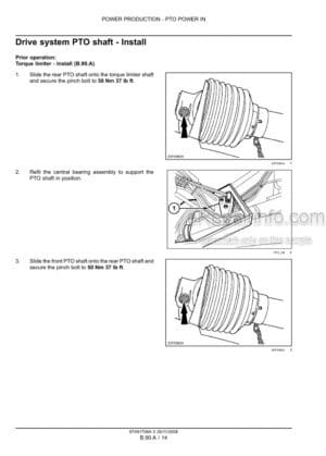 Photo 7 - Case MX80C MX90C MX100C Service Manual Tractor 7-72626R0