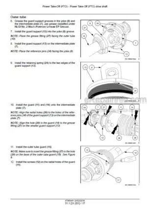 Photo 11 - Case LB324 LB334 LB434 Service Manual Square Baler 47969461