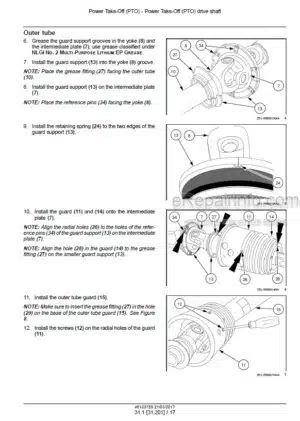 Photo 2 - Case LB434XL Service Manual Square Baler 48123759