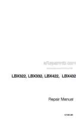 Photo 5 - Case LBX322P LBX322R LBX322S LBX322P LBX332R LBX332R LBX422R LBX422S LBX432R LBX432S Repair Manual Square Baler 87585549