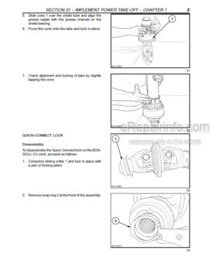 Photo 9 - Case LBX331 LBX421 LBX431 Repair Manual Baler 87019910