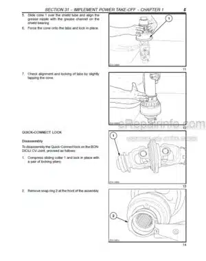 Photo 10 - Case LBX331 LBX421 LBX431 Repair Manual Baler 87019910