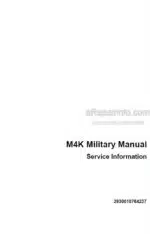 Photo 4 - Case M4K Military Manual Service Information Forklift Loader 3930010764237
