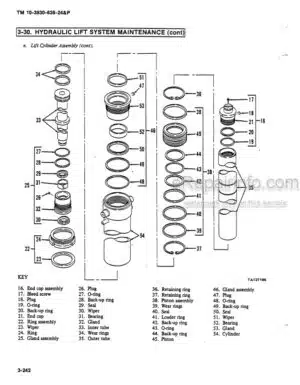 Photo 5 - Case M4K Military Manual Service Information Forklift Loader 3930010764237