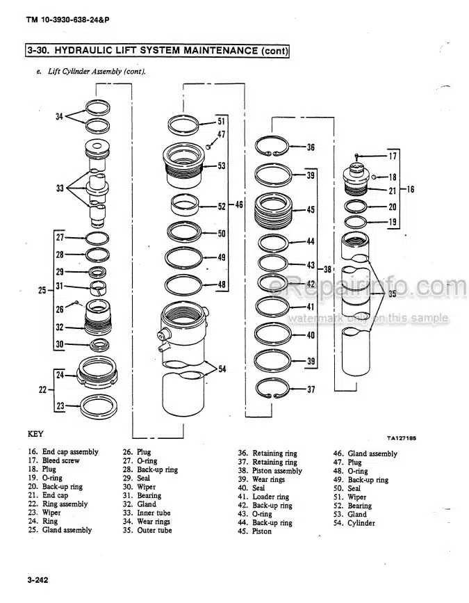 Photo 1 - Case M4K Military Manual Service Information Forklift Loader 3930010764237