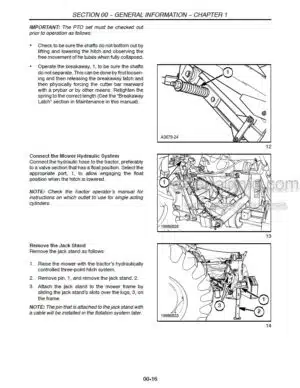 Photo 7 - Case RB455 RB465 Service Manual Round Baler 47915813