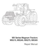 Photo 4 - Case MX215 MX245 MX275 MX305 310 Magnum Repair Manual Tractor