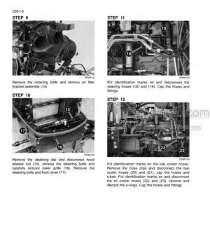 Photo 8 - Case LB323 LB333 LB423 LB433 Service Manual Square Baler 87491708