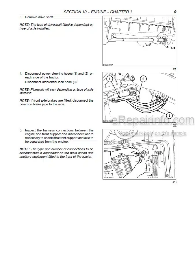 Photo 1 - Case MXM120 MXM130 MXM140 MXM155 MXM175 MXM190 Repair Manual Tractor 87613647