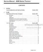 Photo 4 - Case MXM120 MXM130 MXM140 MXM155 MXM175 MXM190 Service Manual Tractor 6-66000