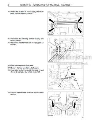 Photo 6 - Case MXU Maxxum Pro Multicontroller X Line Series Repair Manual Tractor 87496334