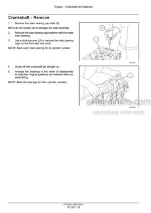 Photo 6 - Case Mitsubishi S4L2 S4L Service Manual Engine 47372931