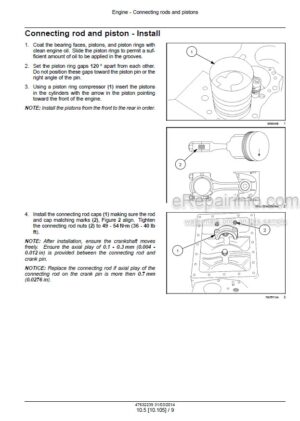 Photo 7 - Case MXM120 MXM130 MXM140 MXM155 MXM175 MXM190 Service Manual Tractor 6-66000