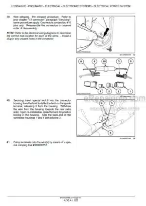 Photo 7 - Case 454 464 484 574 584 674 684 784 884 84 Hydro 385 Service Manual Tractor Chassis GSS1416BR0