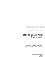 Photo 4 - Case RB545 Silage Pack Service Manual Round Baler 48126528