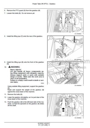 Photo 7 - Case International Chassis 3088 3288 3488 3688 Service Manual Tractors GSS1504R0
