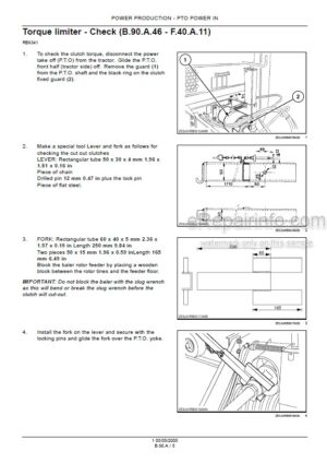 Photo 10 - Case RBX341 Repair Manual Round Baler 6-71140EN