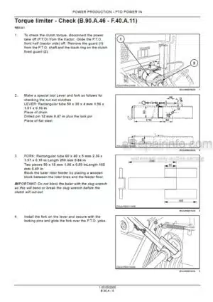 Photo 5 - Case RBX341 Repair Manual Round Baler 6-71140EN