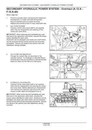 Photo 1 - Case RBX341 Silage Pack Repair Manual Round Baler 6-71150EN