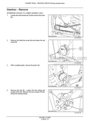 Photo 8 - Case MXM120 MXM130 MXM140 MXM155 MXM175 MXM190 Service Manual Tractor 6-66000