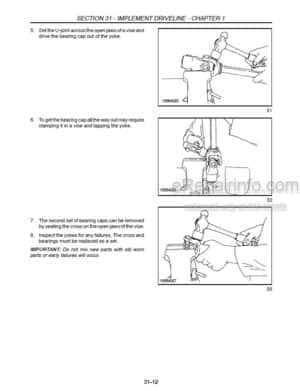 Photo 5 - Case RBX441 RBX451 RBX461 RBX561 Repair Manual Round Baler 86624271