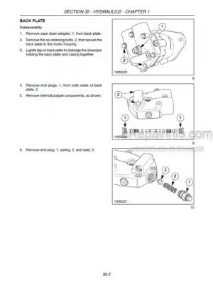 Photo 7 - Case RD132 Repair Manual Disc Mower Conditioner Header 87755424