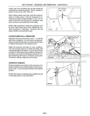 Photo 6 - Case RD162 RDX181 Repair Manual Disc Header 87755425