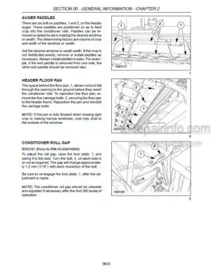 Photo 3 - Case RDX161 RDX181 Repair Manual Disc Header 87032365