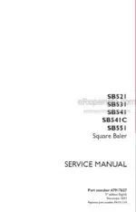 Photo 4 - Case SB521 SB531 SB541 SB541C SB551 Service Manual Square Baler 47917637