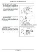 Photo 2 - Case SB521 SB531 SB541 SB541C SB551 Service Manual Square Baler 47917637