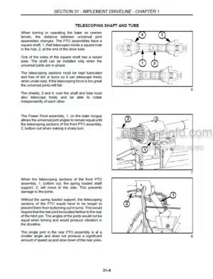 Photo 8 - Case SBX520 SBX530 SBX540 SBX550 Repair Manual Square Baler 86627615