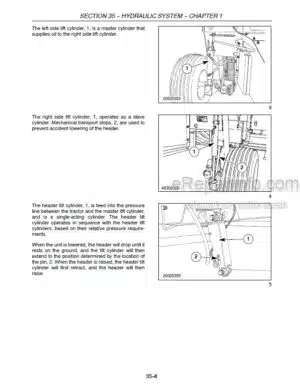 Photo 8 - Case 454 464 484 574 584 674 684 784 884 84 Hydro 385 Service Manual Tractor Chassis GSS1416BR0