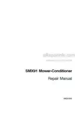 Photo 4 - Case SMX91 Repair Manual Mower Conditioner 86630606