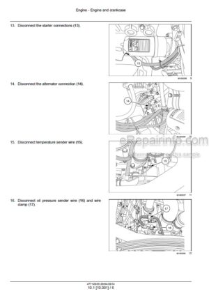 Photo 2 - Case SR130 SR160 Alpha Series Tier 4B Final Service Manual Skid Steer Loader 47712039