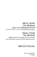Photo 4 - Case SR270 SV300 TR340 TV380 Alpha Series Tier 4B Final Service Manual Skid Steer And Compact Track Loader 47685161