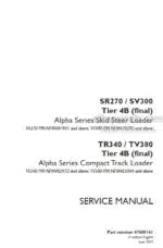 Photo 4 - Case SR270 SV300 TR340 TV380 Alpha Series Tier 4B Final Service Manual Skid Steer And Compact Track Loader 47685161