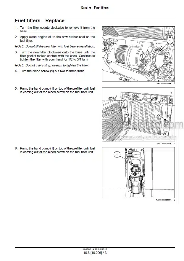 Photo 1 - Case SR270 SV340 TR340 TV380 Alpha Series Tier 4B Final Service Manual Skid Steer And Compact Track Loader 48060319