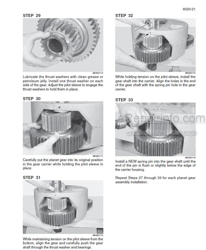 Photo 1 - Case STX275 STX325 STX440 STX450 Service Manual Tractor 6-13290R0