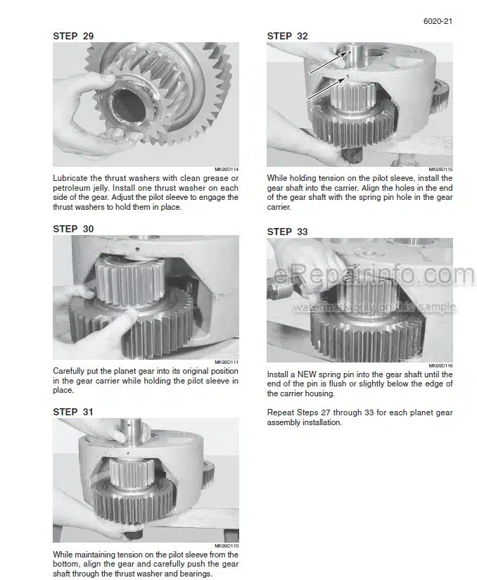 Photo 1 - Case STX275 STX325 STX440 STX450 Service Manual Tractor 6-13290R0